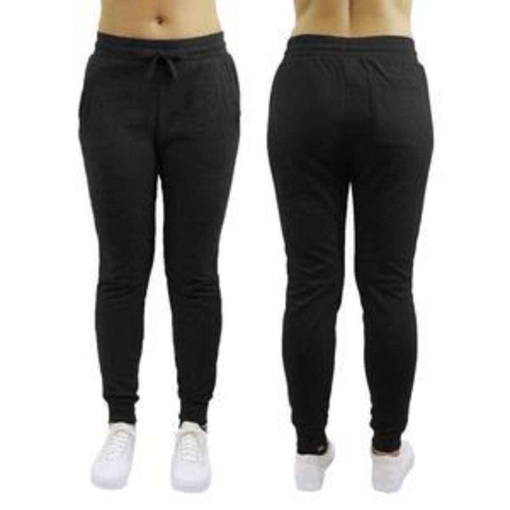 Verde Women's French Terry Jogger Sweatpants Black Size Large